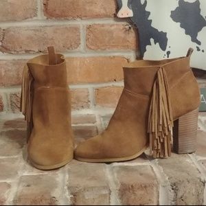 Crown Vintage Fringe Ankle Boots RANDI **DAMAGED**